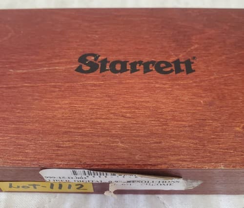 L. S. Starrett 0001"/0.03 mm Electronic Stainless Steel Digital Caliper Lot-1112 - Thumbnail 8