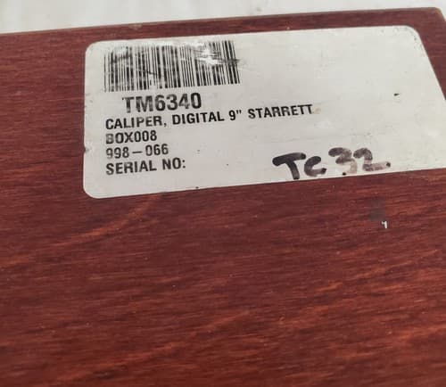 L. S. Starrett 0001"/0.03 mm Electronic Stainless Steel Digital Caliper Lot-1112 - Thumbnail 9