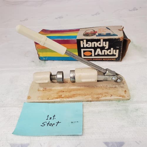 Handy Andy World's Handiest Cast Iron Nutcracker in Original Box - Image 1