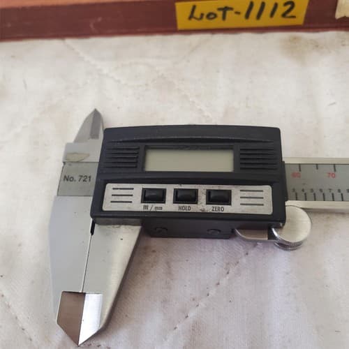 L. S. Starrett 0001"/0.03 mm Electronic Stainless Steel Digital Caliper Lot-1112 - Thumbnail 14