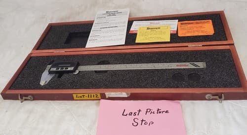 L. S. Starrett 0001"/0.03 mm Electronic Stainless Steel Digital Caliper Lot-1112 - Thumbnail 17