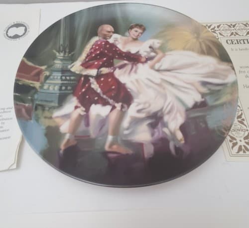 Vintage Lot of 4 Knowles Collector Plate Shall We Dance and A Puzzlement - Thumbnail 3