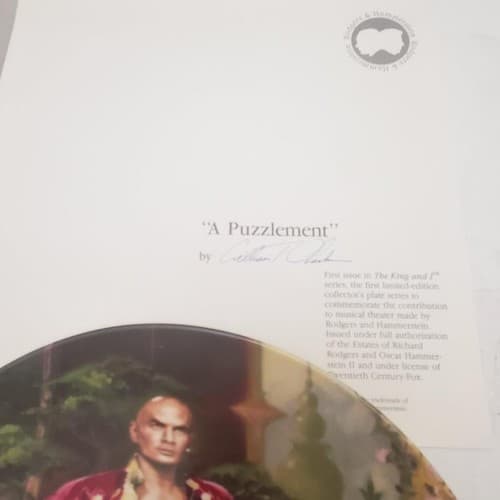 Vintage Lot of 4 Knowles Collector Plate Shall We Dance and A Puzzlement - Thumbnail 8