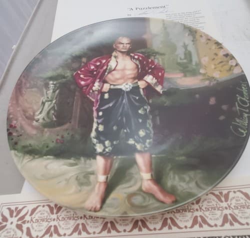 Vintage Lot of 4 Knowles Collector Plate Shall We Dance and A Puzzlement - Thumbnail 7