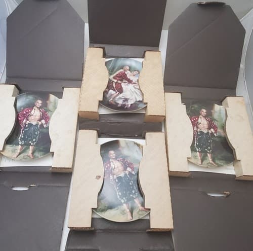 Vintage Lot of 4 Knowles Collector Plate Shall We Dance and A Puzzlement - Image 1