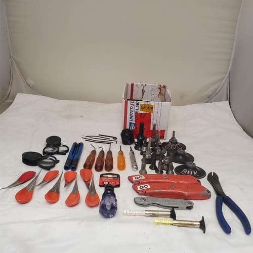 Vintage Screwdrivers Picks Wrenches Cutters & More Mixed Lot Hand Tools LOT-518 - Image 1
