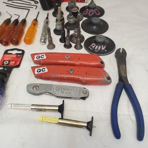 Vintage Screwdrivers Picks Wrenches Cutters & More Mixed Lot Hand Tools LOT-518 - Thumbnail 4