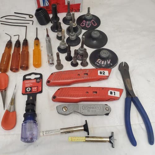 Vintage Screwdrivers Picks Wrenches Cutters & More Mixed Lot Hand Tools LOT-518 - Thumbnail 13