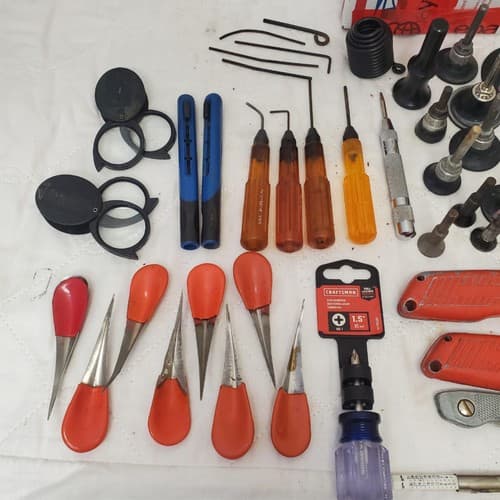 Vintage Screwdrivers Picks Wrenches Cutters & More Mixed Lot Hand Tools LOT-518 - Thumbnail 12