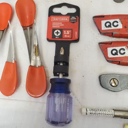 Vintage Screwdrivers Picks Wrenches Cutters & More Mixed Lot Hand Tools LOT-518 - Thumbnail 8