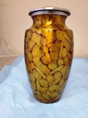 Modern Beautiful Design Handcrafted Urn for Human Ashes BAI-7678NK - Image 1