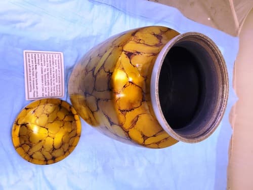 Modern Beautiful Design Handcrafted Urn for Human Ashes BAI-7678NK - Thumbnail 6