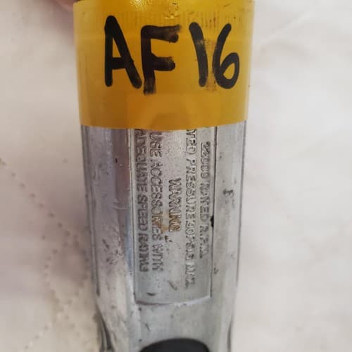 TAYLOR Pneumatic Tools T7757R 1/4" Air Die Grinder Air Tool AF16 - Thumbnail 4