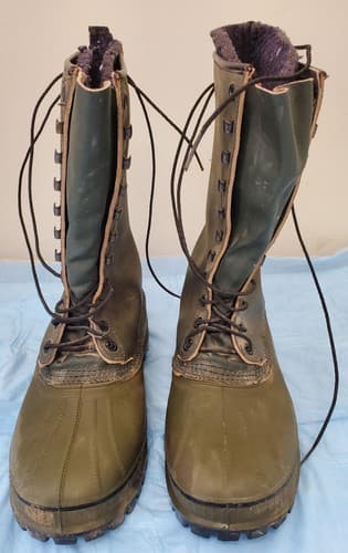 Green Sorel Kaufman Lana Foderato Winter Leather Boots Size 12 - Image 1