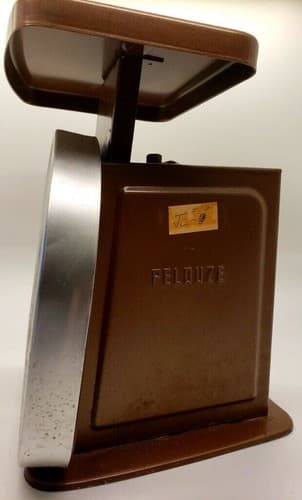 Vintage 1988 PELOUZE 5 lb Postal Scale MODEL Y5 Gunmetal Grey Analog Scale - Thumbnail 4