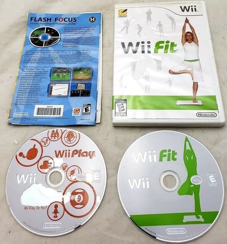 Wii Fit and Wii Play Game Fitness Nintendo Wii - Image 1
