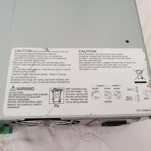 Eaton Powerware PW9130G1000R-XL2U Rack Mount UPS - Thumbnail 7