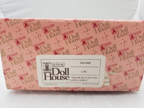 Schmid Doll House Thank Heaven for Little Girls Porcelain Doll - Thumbnail 3