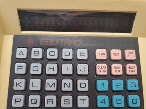 Equitrac Keyboard Display Unit Data Processing Equipment - Thumbnail 2