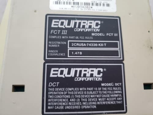 Equitrac Keyboard Display Unit Data Processing Equipment - Thumbnail 6