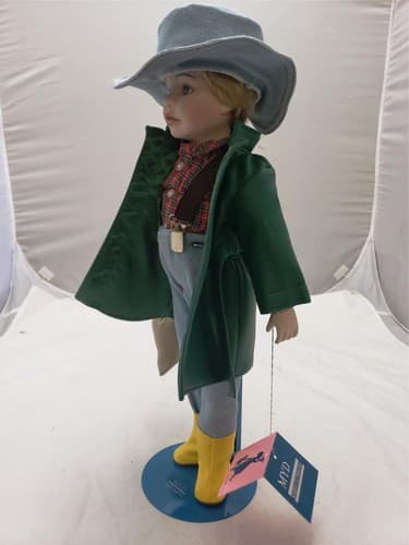 World Gallery Porcelain Boy Doll Hand Numbered Limited Edition - Thumbnail 6