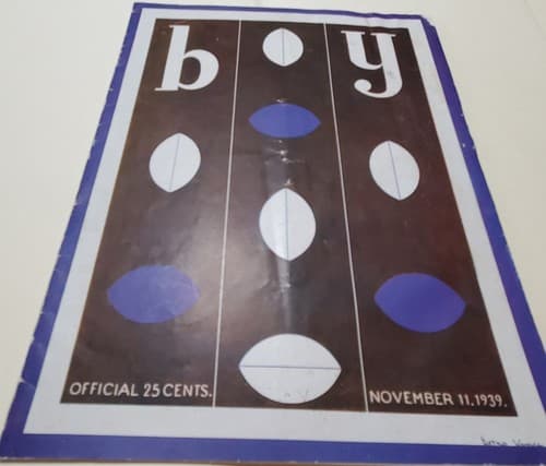 FOOTBALL Brown vs. Yale GAME Official Program November, 11 1939 - Image 1