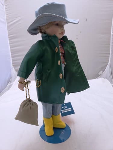 World Gallery Porcelain Boy Doll Hand Numbered Limited Edition - Thumbnail 8