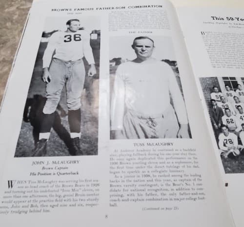 FOOTBALL Brown vs. Yale GAME Official Program November, 11 1939 - Thumbnail 6