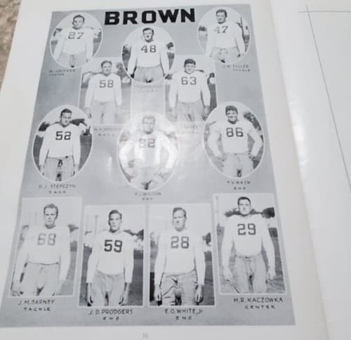 FOOTBALL Brown vs. Yale GAME Official Program November, 11 1939 - Thumbnail 10