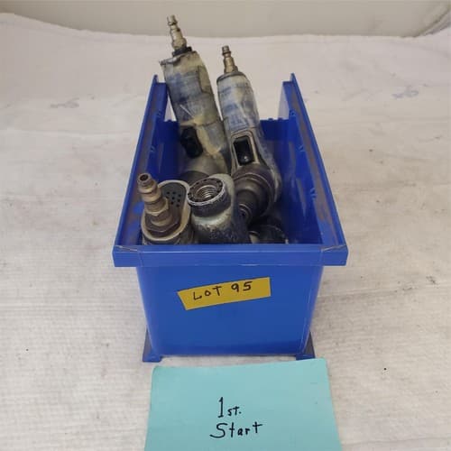 Lot of 4 Rockwell Pistol Grip Pneumatic Air Drill Air Tool Lot-95 - Thumbnail 2