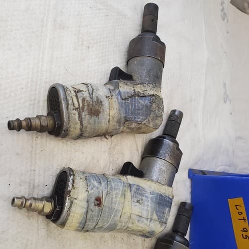 Lot of 4 Rockwell Pistol Grip Pneumatic Air Drill Air Tool Lot-95 - Thumbnail 6