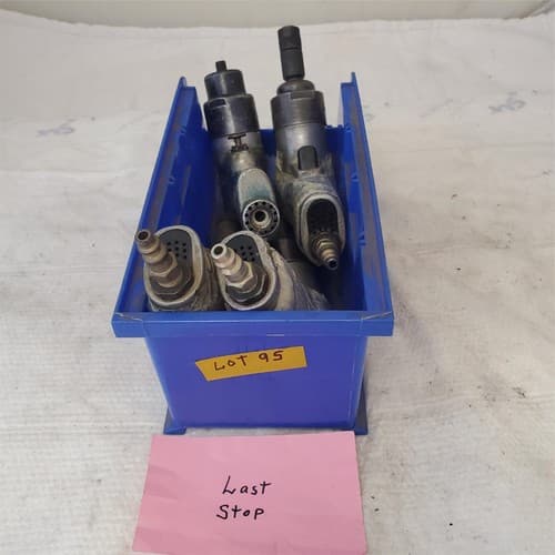 Lot of 4 Rockwell Pistol Grip Pneumatic Air Drill Air Tool Lot-95 - Thumbnail 8