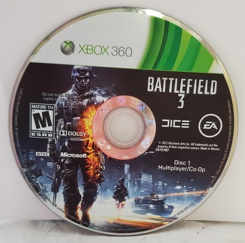 Battlefield 3 Microsoft Xbox 360 Video Game Disc 1 Only - Image 1