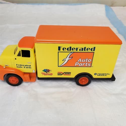 Ertl Collectible 1953 Ford Diecast Delivery Van Truck Bank Federated Auto - Thumbnail 4