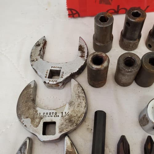 Assorted Mixed Socket Tool Lot Deep, Hex, Star, Wrench Heads LOT-600 - Thumbnail 3