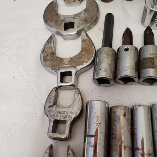 Assorted Mixed Socket Tool Lot Deep, Hex, Star, Wrench Heads LOT-600 - Thumbnail 4