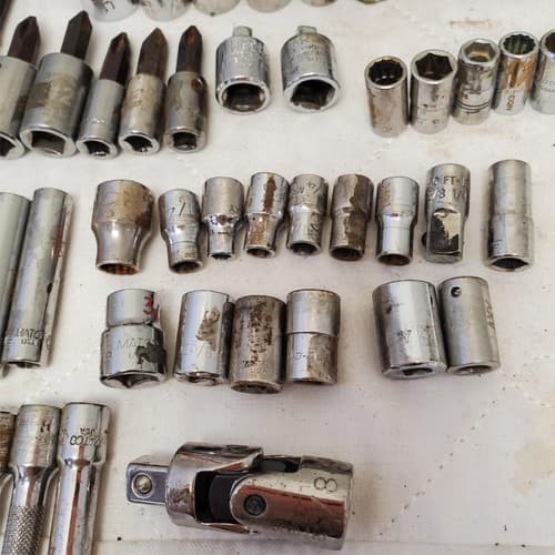 Assorted Mixed Socket Tool Lot Deep, Hex, Star, Wrench Heads LOT-600 - Thumbnail 7