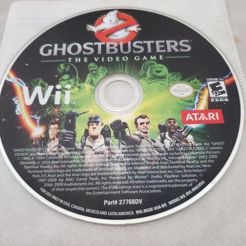 Ghostbusters: The Video Game Nintendo Wii Game Disc Only - Image 1