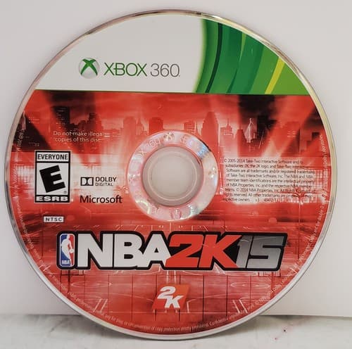 NBA 2K15 Xbox 360 Video Game DISC ONLY - Image 1