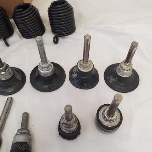 Lot of 20 Roll Lock Sanding Disc Rotary Pad Holder LOT-1040 - Thumbnail 6