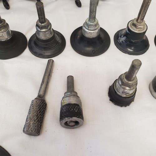 Lot of 20 Roll Lock Sanding Disc Rotary Pad Holder LOT-1040 - Thumbnail 5