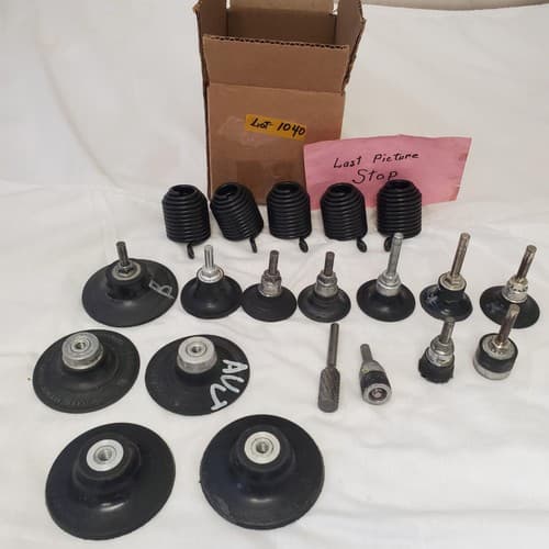 Lot of 20 Roll Lock Sanding Disc Rotary Pad Holder LOT-1040 - Thumbnail 9