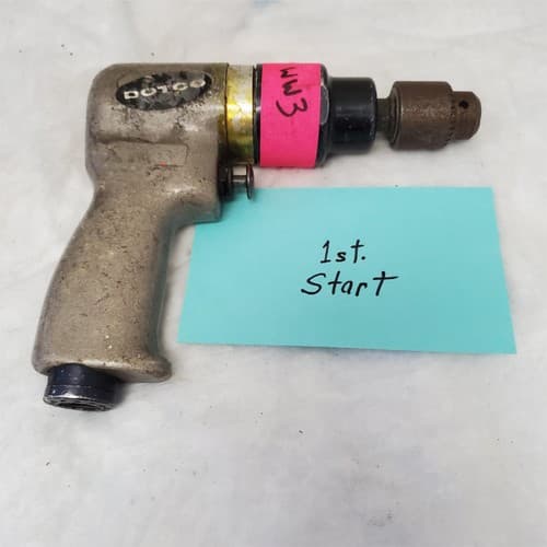 Dotco Pistol Grip Pneumatic Air Drill Air Tool WW-3 - Image 1