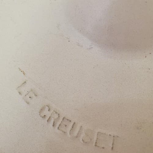 Vintage Le Creuset Red Orange Pot Lid Lot Enamel Cast Iron Knob 10 Inch - Thumbnail 12