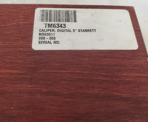 L. S. Starrett 0001"/0.03 mm Electronic Stainless Steel Digital Caliper Lot-1111 - Thumbnail 6