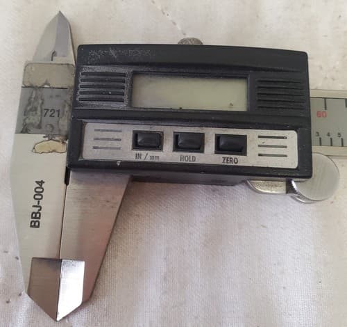 L. S. Starrett 0001"/0.03 mm Electronic Stainless Steel Digital Caliper Lot-1111 - Thumbnail 7