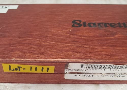 L. S. Starrett 0001"/0.03 mm Electronic Stainless Steel Digital Caliper Lot-1111 - Thumbnail 3
