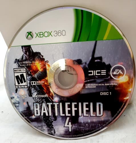 Battlefield 4 Microsoft Xbox 360 Video Game Disc 1 Only - Image 1