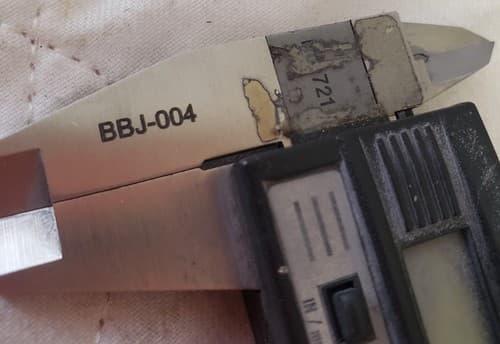 L. S. Starrett 0001"/0.03 mm Electronic Stainless Steel Digital Caliper Lot-1111 - Thumbnail 11