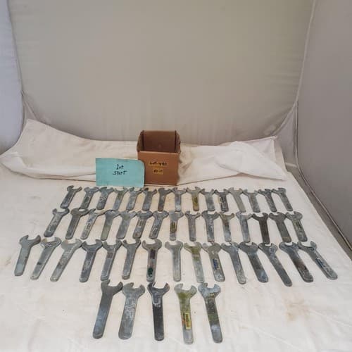 Lot of 50 Assorted Open End Service Wrench Tool LOT 483 - Image 1